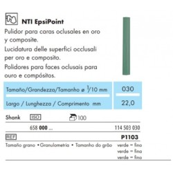 NTI Epsi Point Verde Pulidor para caras oclusales